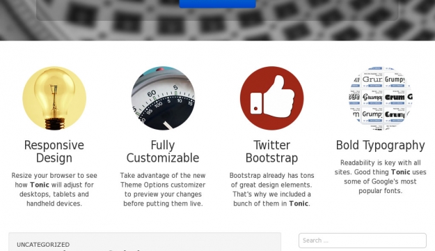 Tonic Bootstrap Template