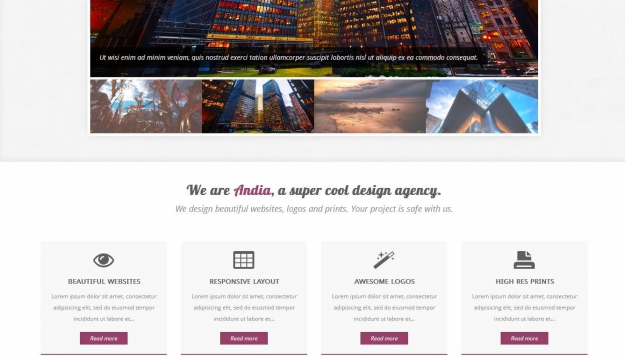Andia Bootstrap Template