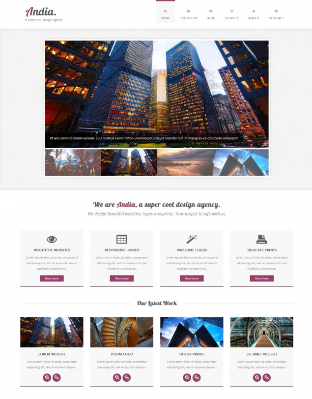 Andia Bootstrap Template